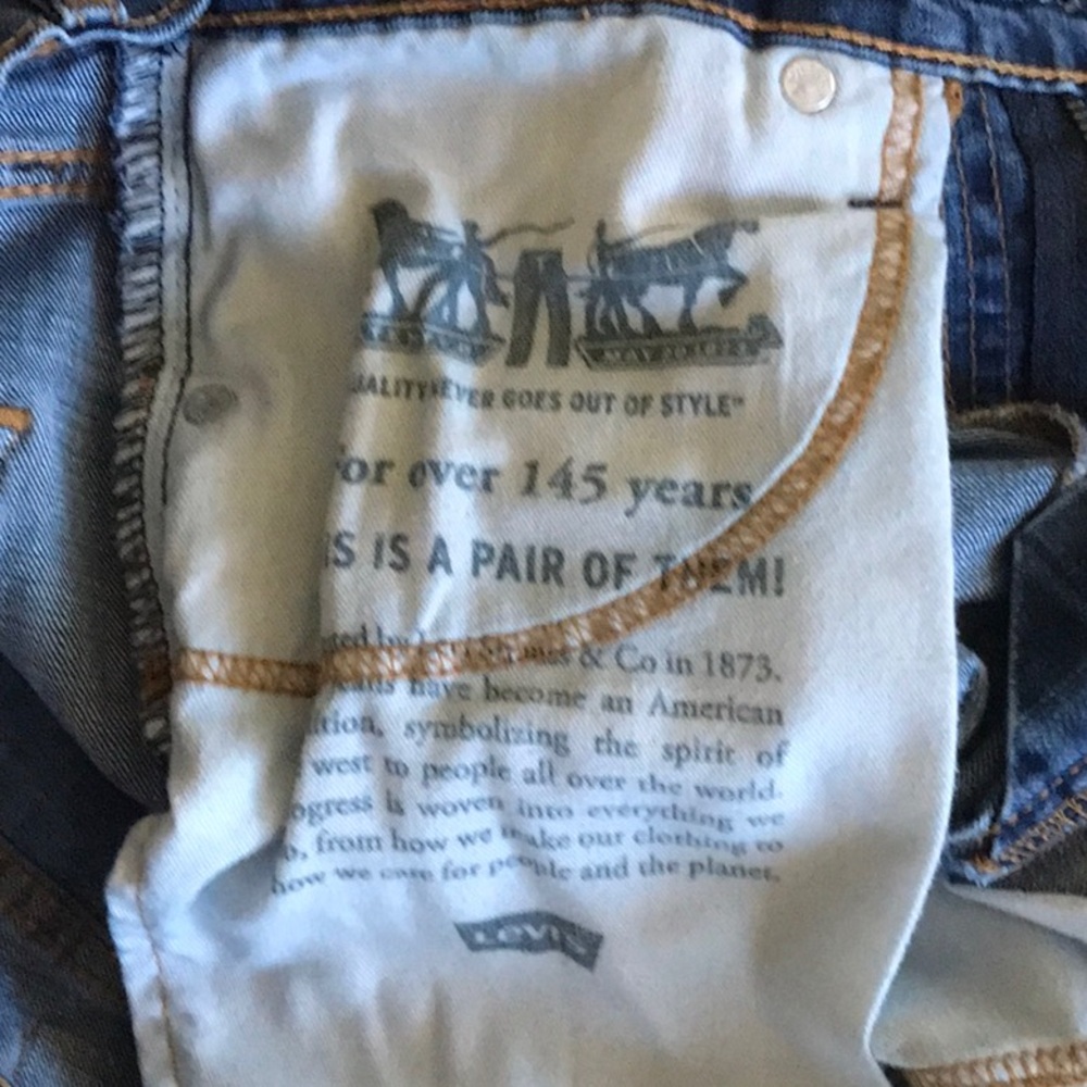 Levi's 502 Classic Blue Denim Jeans Size 28 x 30 - Picture 9 of 12